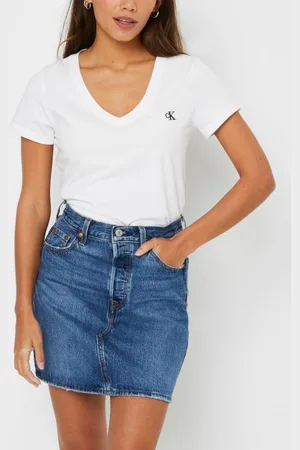 Calvin Klein CK Embroidery Stretch V-Neck