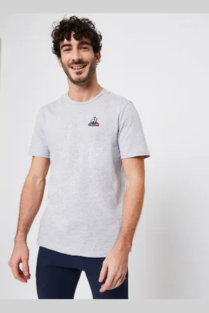Le Coq Sportif ESS Tee SS N°4 M chiné clair