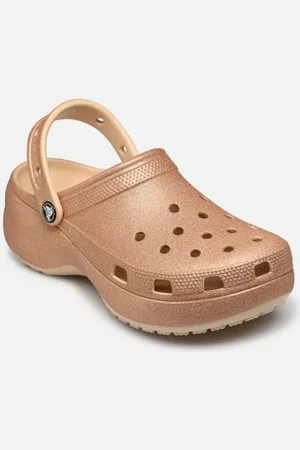 Crocs Classic Platform Glitter Clog W