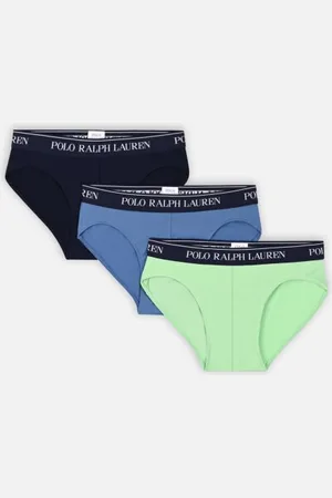 Ralph Lauren Lot de trois slips coton stretch