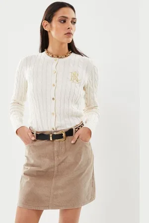 Ralph Lauren Cardigan torsadé en coton