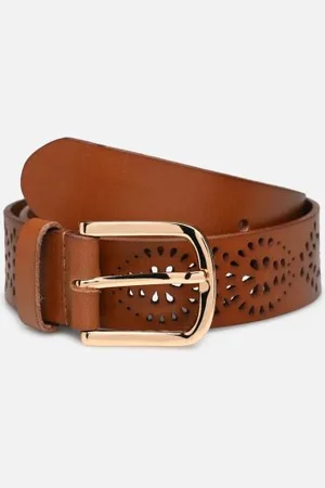 Vanessa Bruno Ceinture 40MM Cuir Tannage Vegetal