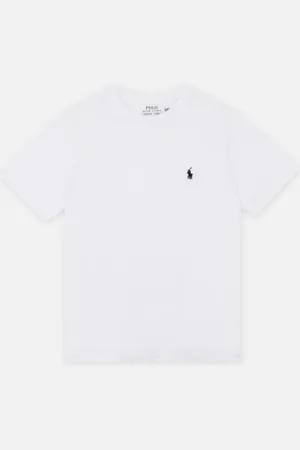Ralph Lauren T-Shirt Col Rond Jersey De Coton Kids 832904