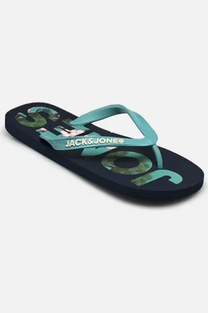 JACK & JONES JFWLOGO PALM PRINT FLIP FLOP