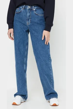 SELECTED Slfalice Hw Wide Long Mid Blu Jeans Noos
