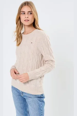 Tommy Hilfiger Soft Wool Cable C-Nk WW0WW43586