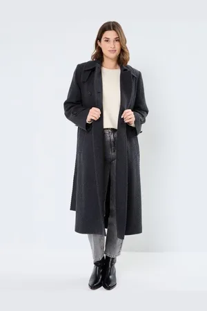 SELECTED SLFUNA WOOL TRENCH COAT