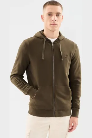 Lyle & Scott Tonal Eagle Zip Through Hoodie