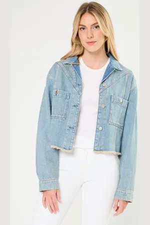 Replay Veste en jean bleu clair