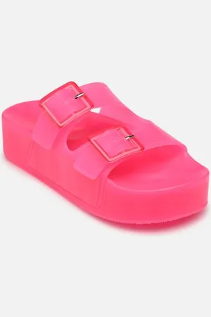 Colors of California High jelly sandal 2 buckles