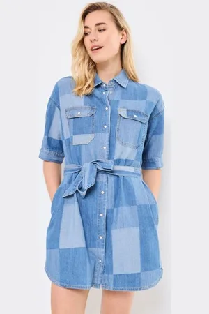 Object OBJFRANCEY LO 2/4 DNM SHIRT DRES 137