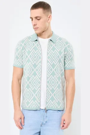 Only & Sons ONSMIKE LIFE REG 12 SS JAQ SHIRT KNIT
