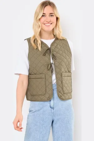 Noisy May NMIRIS QUILTED BOW VEST FWD