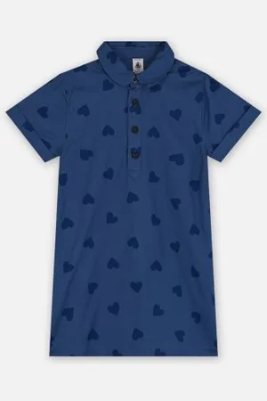 Petit Bateau Robe MC Bicoeur