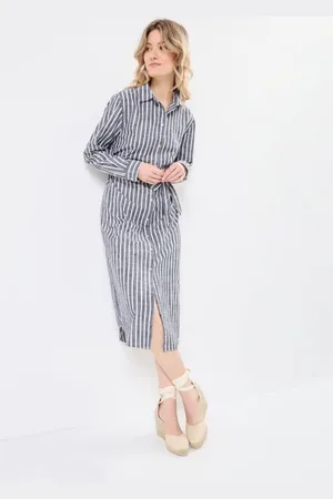 Georgia Rose ROBE-CHEMISE-RAYURES
