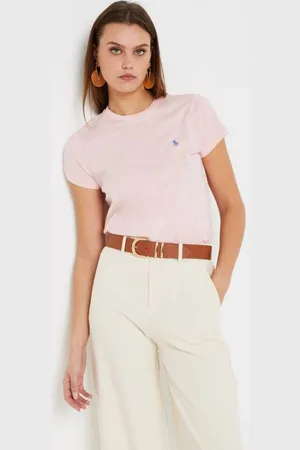 Ralph Lauren T-shirt col rond jersey de coton 211898698