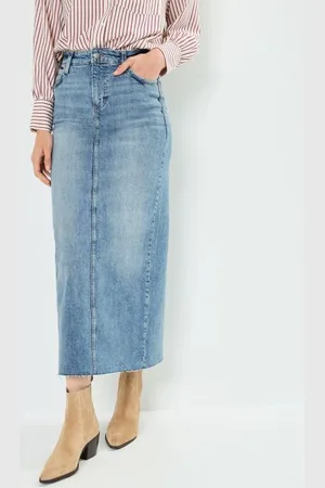 Lee BACK SLIT MAXI SKIRT