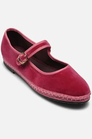 Flabelus Mary Jane Velvet