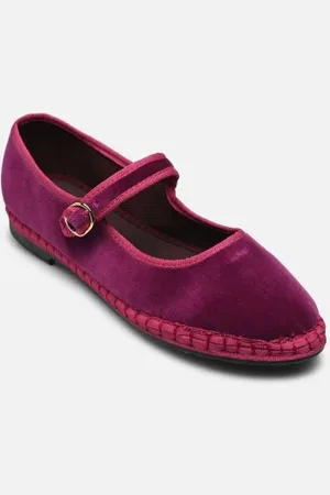 Flabelus Mary Jane Velvet