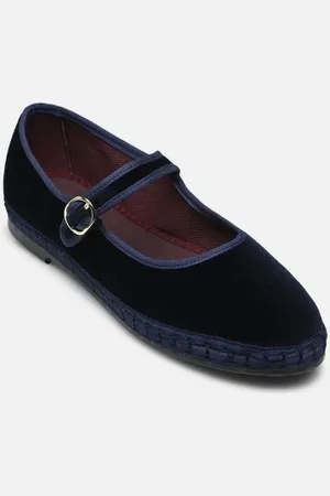 Flabelus Mary Jane Velvet