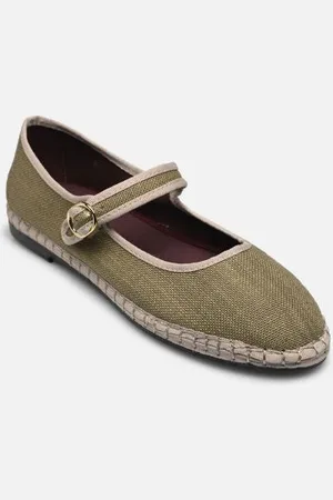 Flabelus Mary Jane Linen