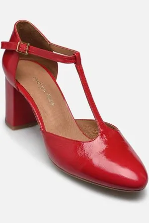 Georgia Rose Esolo - Cuir Vernis plissé