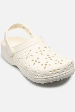 Crocs Classic Floral Cut Out Clog