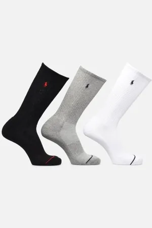 Ralph Lauren Lot 3 Paires Chaussettes De Sport