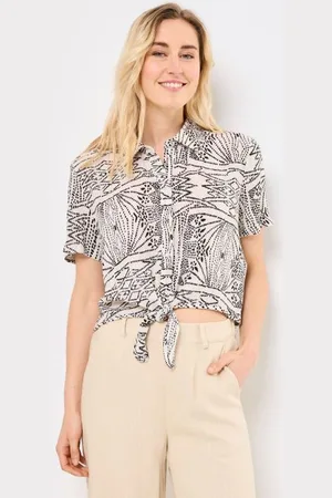 VERO MODA VMMENNY TIE SS SHIRT WVN GA