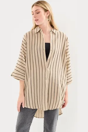 Ichi Iafoxa Striped Beach Sh