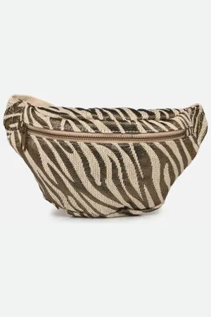 Pieces® Pcparis Zebra Canvas Bumbag Fc