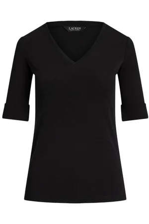 Ralph Lauren V Judy-Elbow Sleeve-Knit