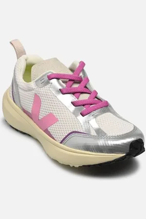 Veja Small Canary Light Alveomesh - Lacets élastiques