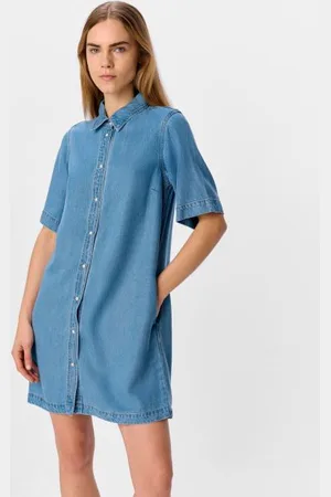 Object OBJFRAME 2/4 RE DENIM DRESS NOOS