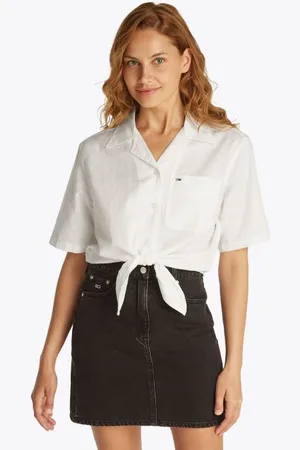 Tommy Hilfiger Tjw Crp Linen Ss Shi DW0DW20286
