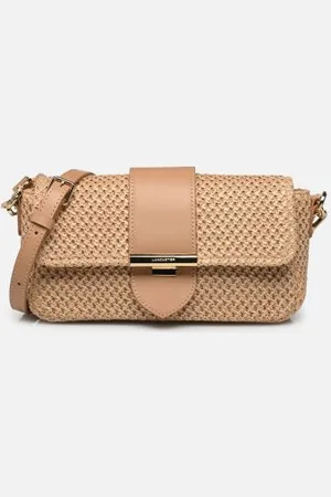 Lancaster Sac baguette A rabat avec fermoir Osier