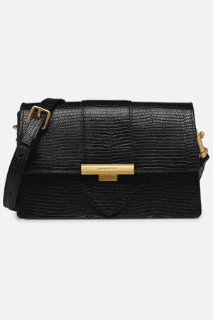 Lancaster Sac trotteur A rabat avec fermoir S Lézard Ily
