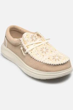 Hey dude Wendy COMF Suede Crochet