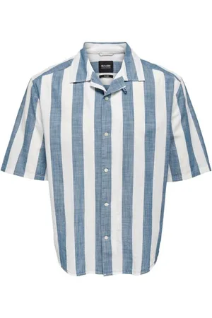 Only & Sons ONSTES RLX CTN SLUB STRIPE SS SHIRT