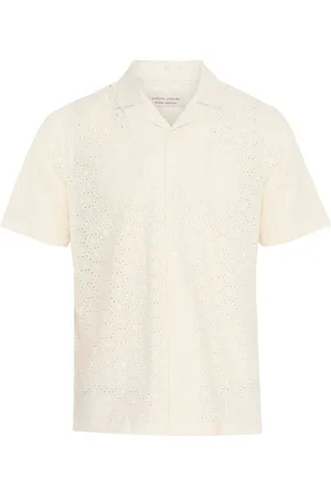 Casual Friday CFLOGAN SS RC broderie anglaise shirt