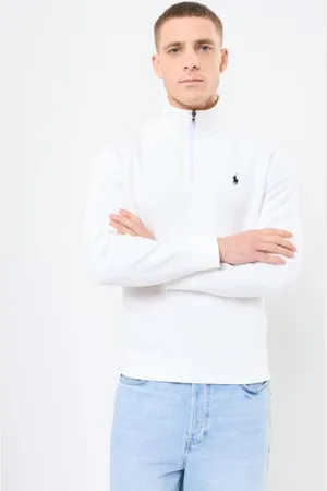 Ralph Lauren Pull demi-zippé à maille double 710922557