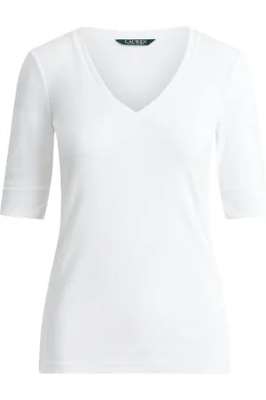 Ralph Lauren V Judy-Elbow Sleeve-Knit