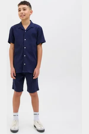 JACK & JONES Jorluke Crinkle Shirt Ss Jnr 12274285