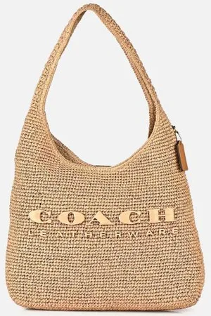 Coach Straw Brooklyn Shoulder Bag 39