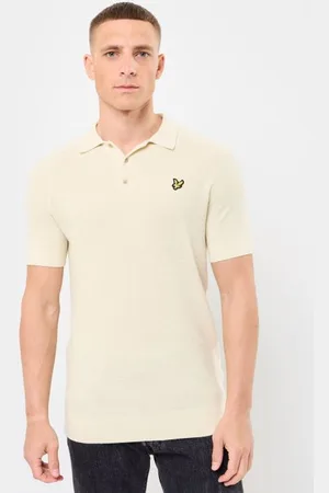 Lyle & Scott Linen Blend Knitted Polo