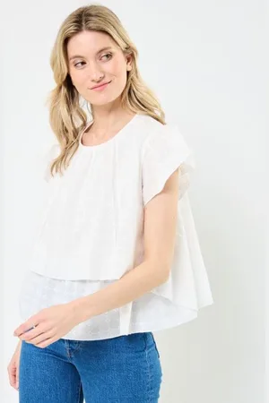 Object OBJBIA S/S O-NECK TOP 138