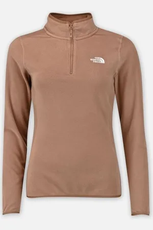 The North Face W 100 Glacier 1/4 Zip - EU Glacier