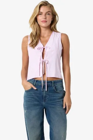 Noisy May NMFRIDA S/L TIE VEST WVN