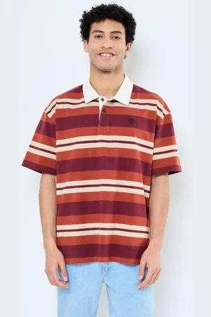 Timberland SS Striped Rugby Polo