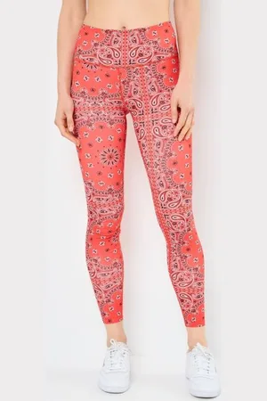 Arizona Love Yoga Legging Red Bandana